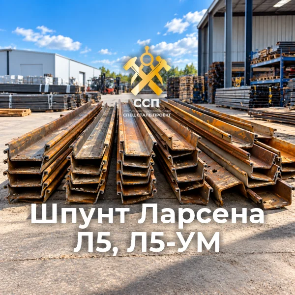 Крупная партия шпунта Ларсена Л5 и Л5-УМ поступила на склад